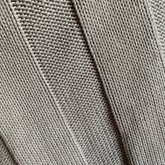 🆕 NY & CO Neutral Chunky Knit Cocoon Kimono Cardi - Picture 6 of 7